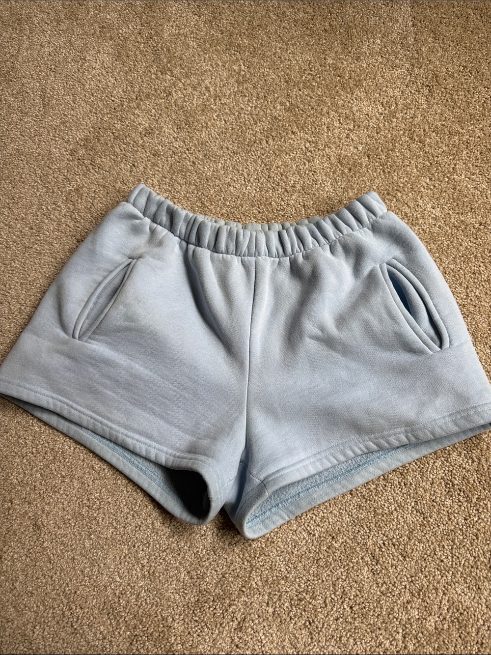 Light Blue Comfy Shorts Size Medium